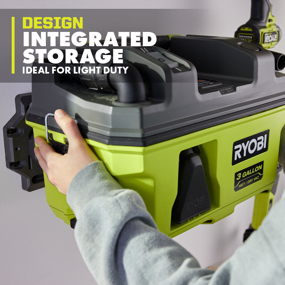 18V ONE+ LINK™ 3 GALLON WET/DRY VACUUM KIT Image 5