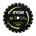 7-1/4" x 24T CARBIDE TEETH THIN KERF CIRCULAR SAW BLADE