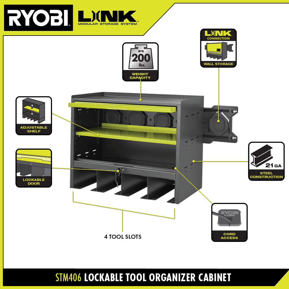 LOCKABLE TOOL ORGANIZER CABINET Image 3