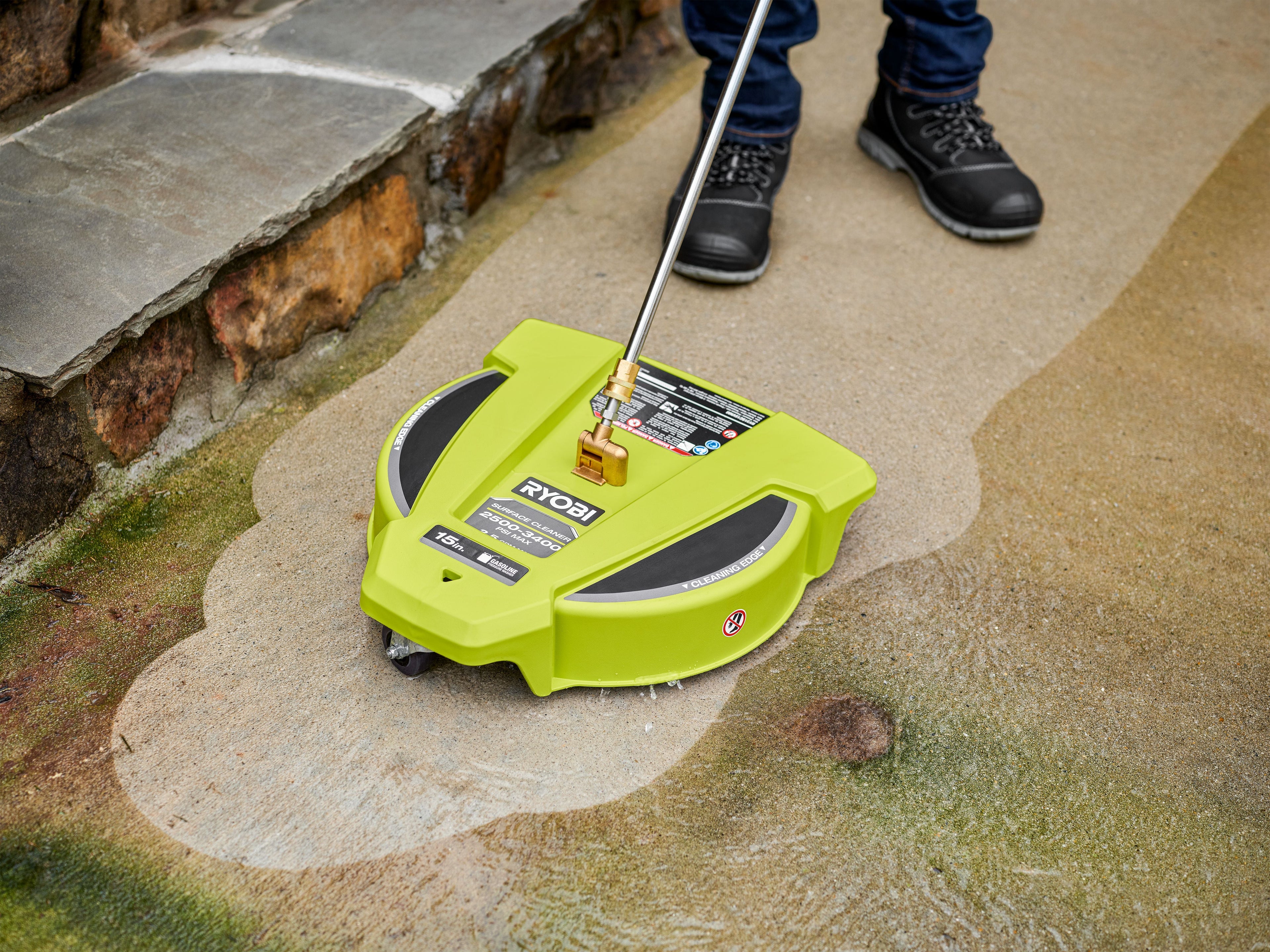 15" 3400 PSI GAS PRESSURE WASHER SURFACE CLEANER Image 4