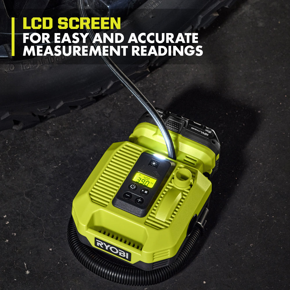 18V ONE+ DUAL FUNCTION DIGITAL INFLATOR/DEFLATOR Image 7