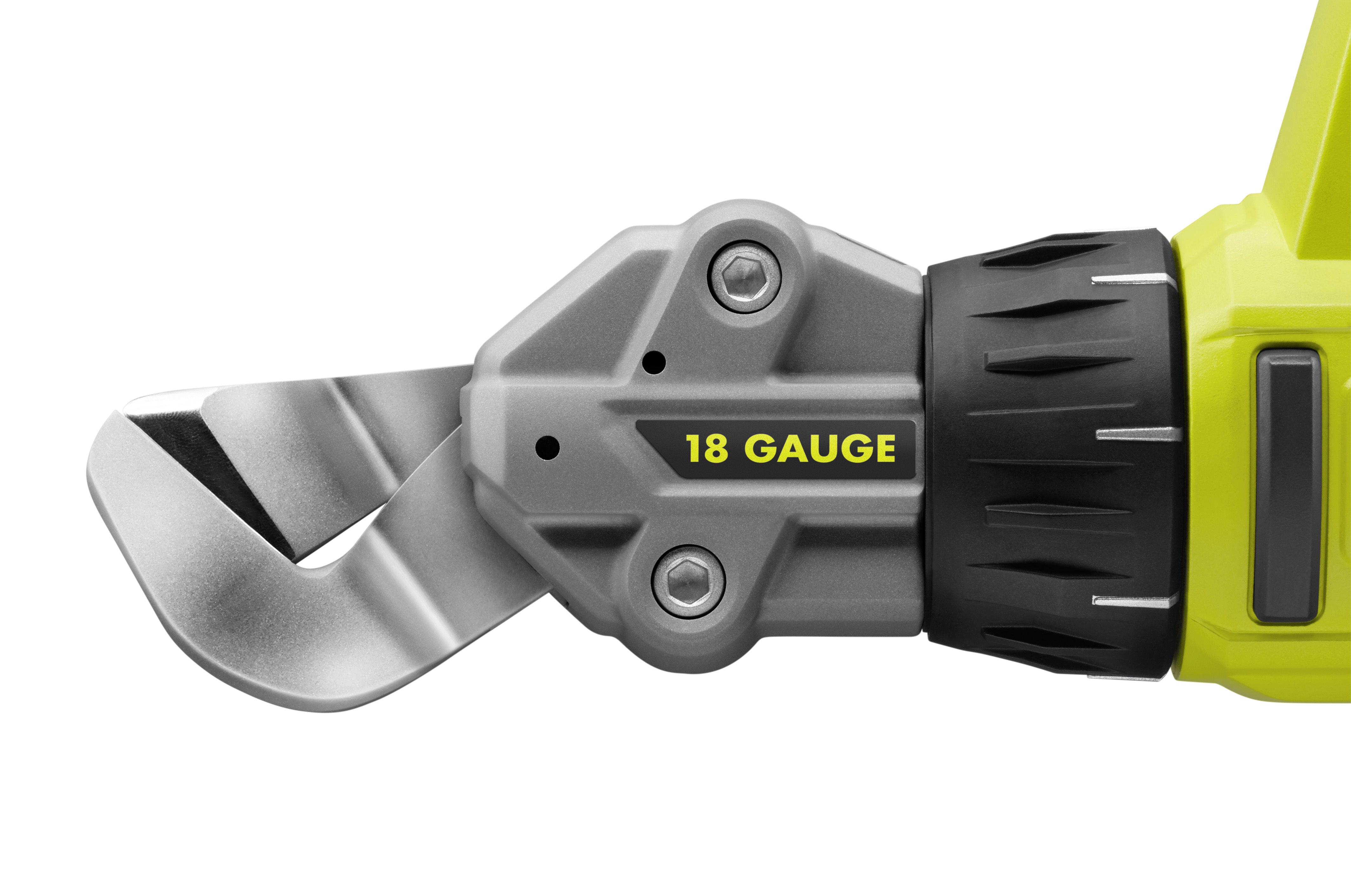 18V ONE+ 18-GAUGE OFFSET SHEAR – RYOBI Tools Canada