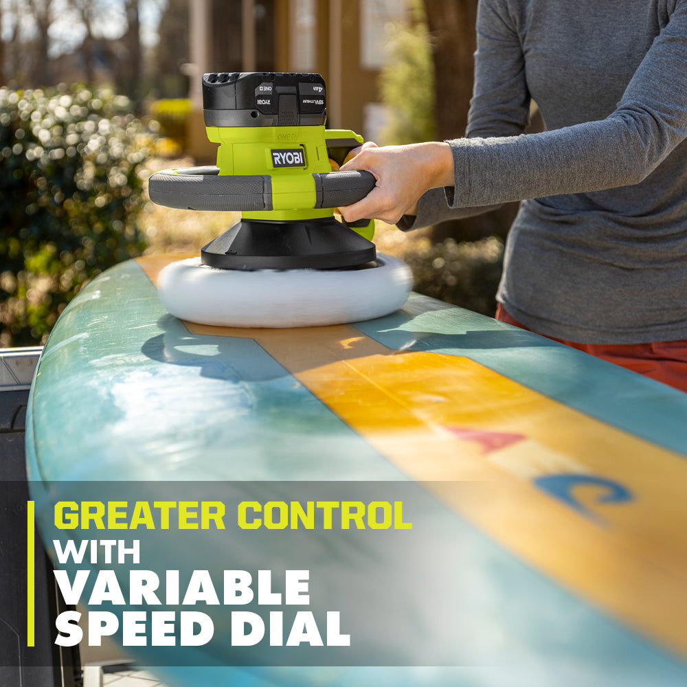 18V ONE+ 10” Variable Speed Random Orbit Buffer Image 4