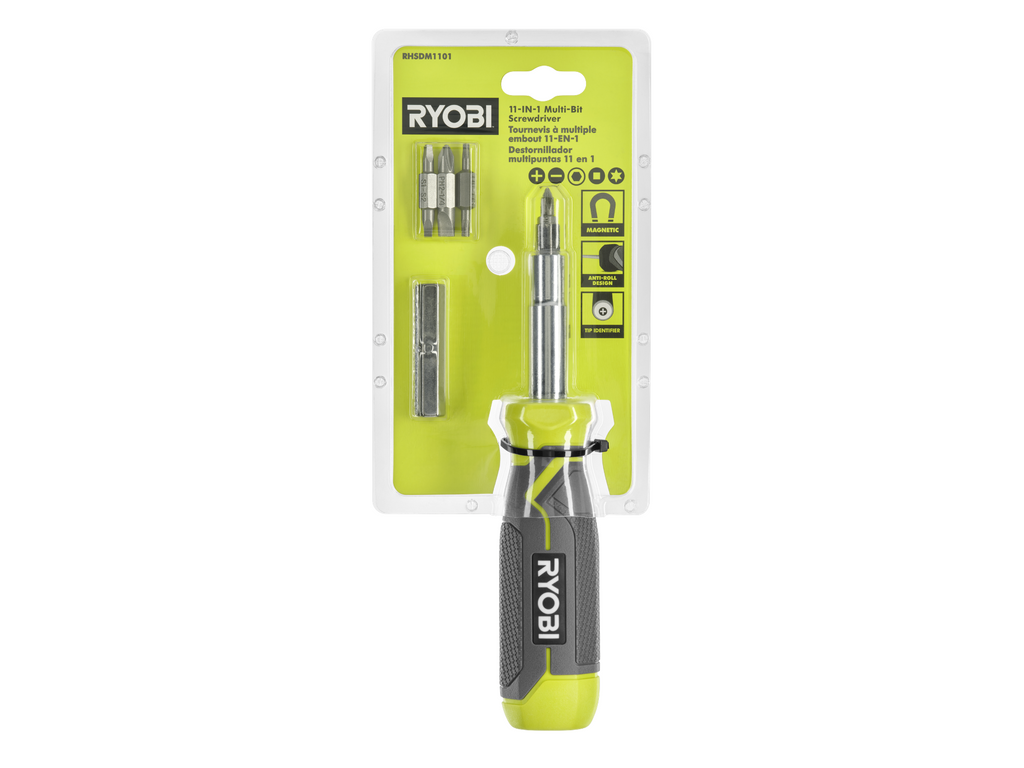 11-in-1 Multi-bit Screwdriver with Cushion Grip Handle Image 9