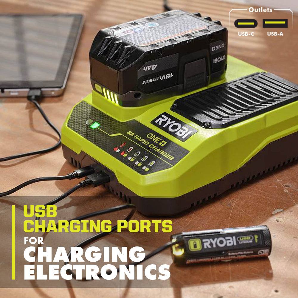 18V ONE+ 8A RAPID CHARGER  Image 4