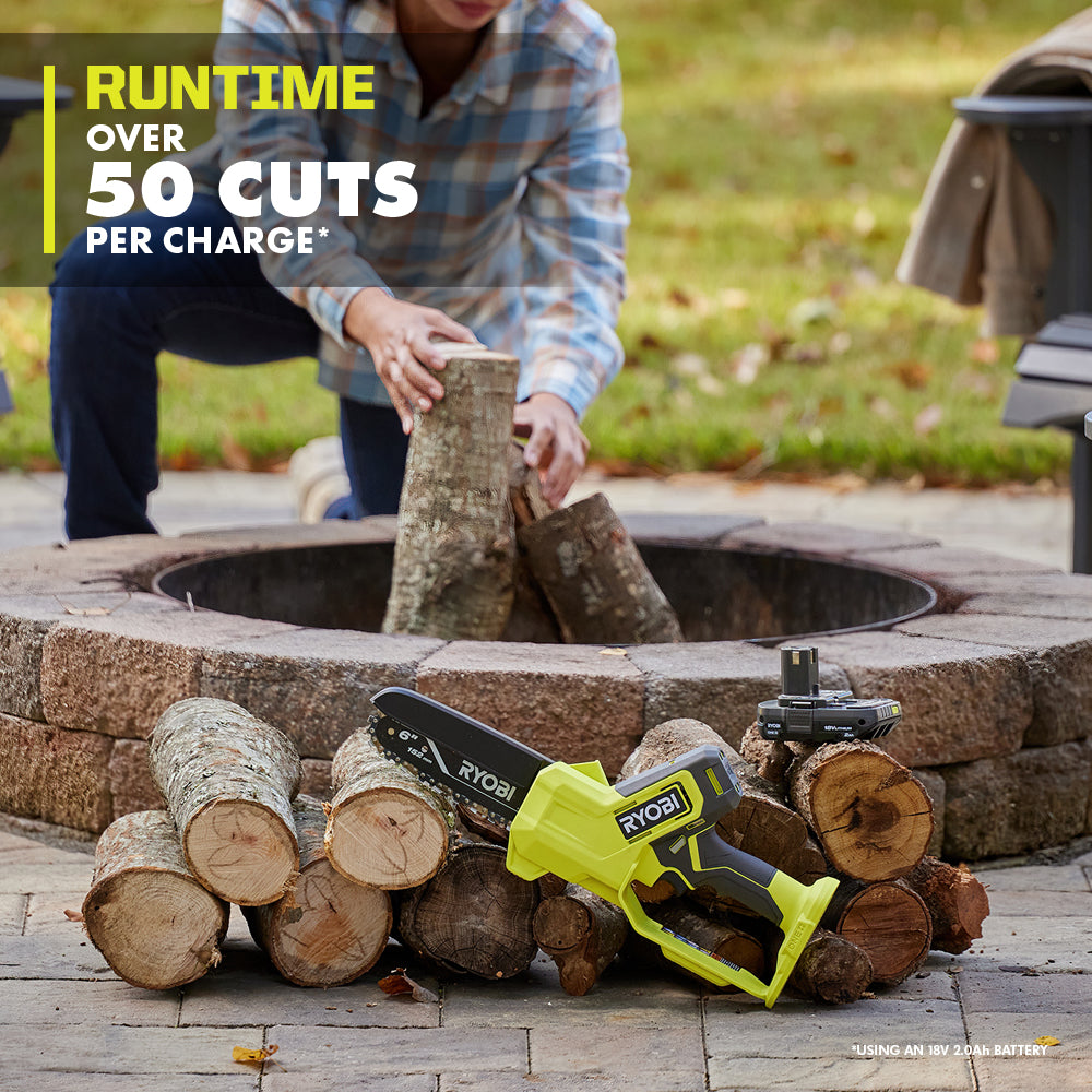 18V ONE+ 6" PRUNING CHAINSAW Image 4