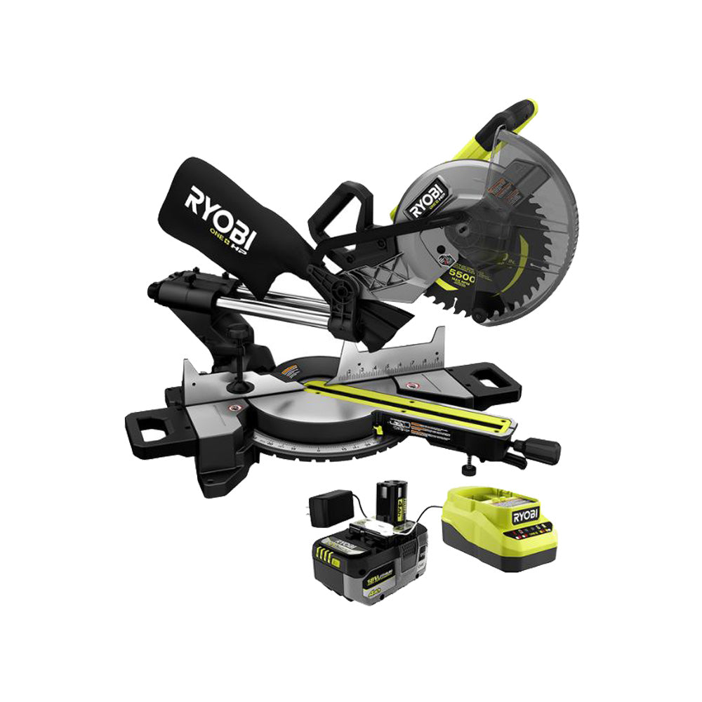 Kit de scie à onglets radiale sans balais 18 V ONE+ HP 10"