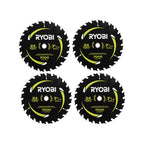 4 PC. 7-1/4" x 24T CARBIDE TEETH THIN KERF CIRCULAR SAW BLADE SET Image 1