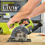 ONE+ 18V Cordless 5-1/2 in. Circular Saw Kit with 4.0 Ah Battery and Charger Image 6