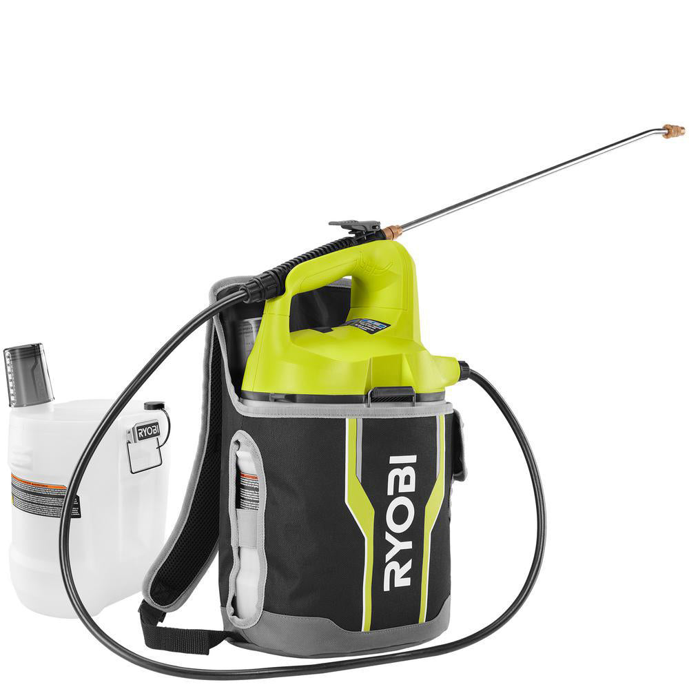 Pulvérisateur à dos ONE+ 18V de 2 gallons avec réservoir supplémentaire