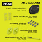 40V HP Brushless Whisper Series 24” Two-Stage Snow Blower Kit Image 10