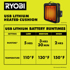 USB LITHIUM HEATED CUSHION KIT Image 7