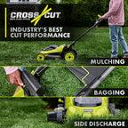 40V HP BRUSHLESS 20" SELF-PROPELLED MULTI-BLADE MOWER KIT
