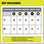 50 PC. IMPACT RATED DRIVING SET Image 3
