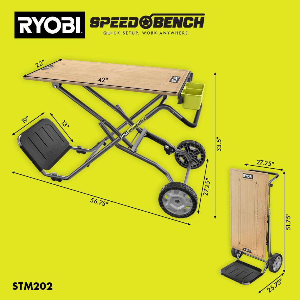 SPEED BENCH MOBILE WORKSTATION – RYOBI Tools Canada