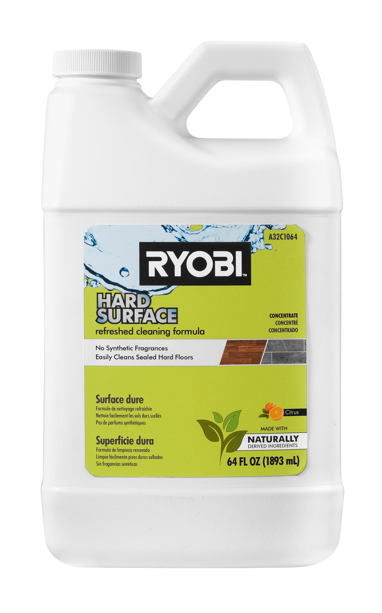 64 OZ. HARD SURFACE REFRESHED CONCENTRATED CLEANING FORMULA