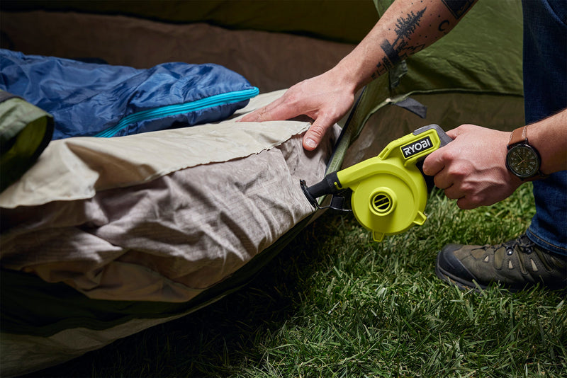 Inflates 8 twin air mattresses on high on one charge