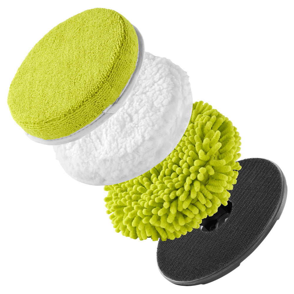 Kit de nettoyage en microfibre 4 pièces de 15 cm
