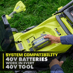 40V HP BRUSHLESS 20" PUSH MOWER
