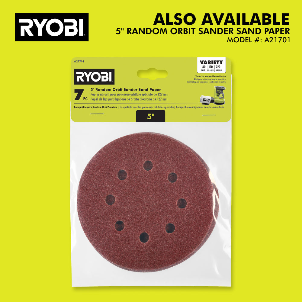 18V ONE+ HP BRUSHLESS 5" RANDOM ORBIT SANDER Image 10