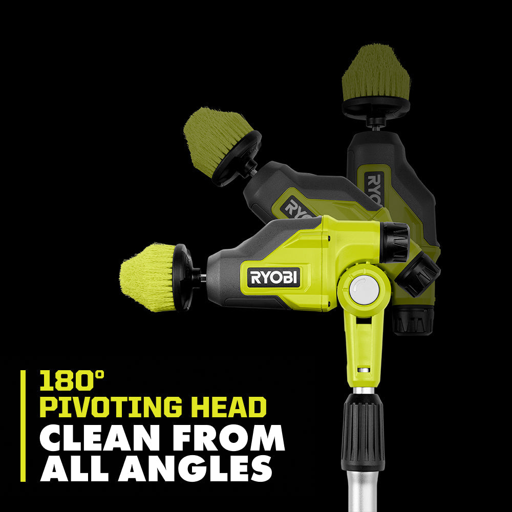 USB Lithium Telescoping Power Scrubber Kit – RYOBI Tools Canada