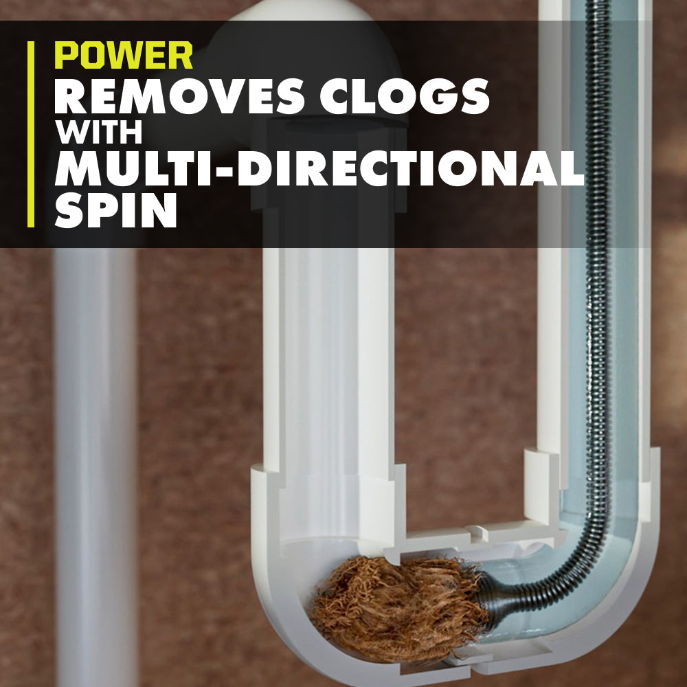 USB Lithium 3' Drain Auger Kit