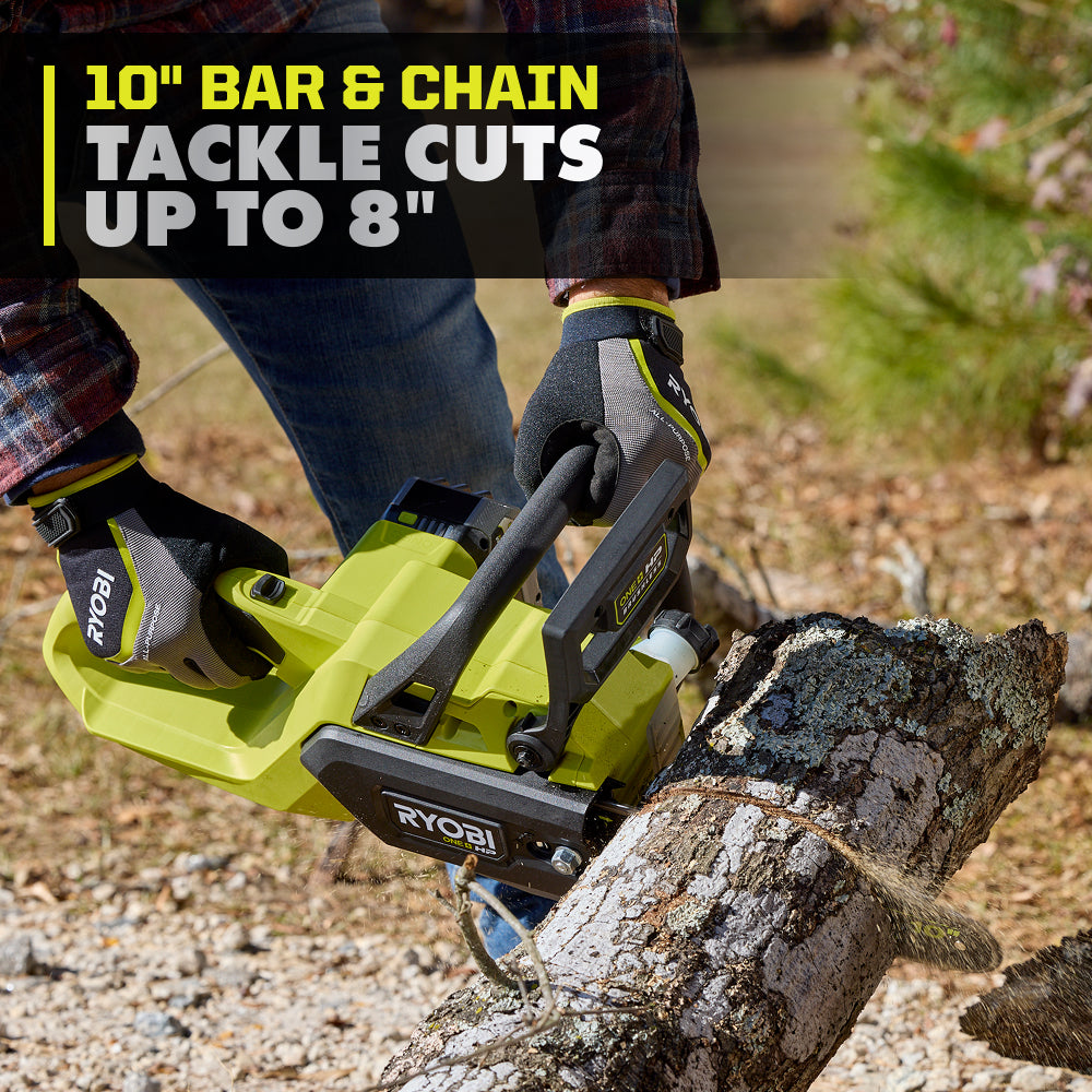18V ONE+ HP Brushless 10” Chainsaw – RYOBI Tools Canada