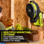 18V ONE+ HP Brushless Hybrid 9" Oscillating Fan