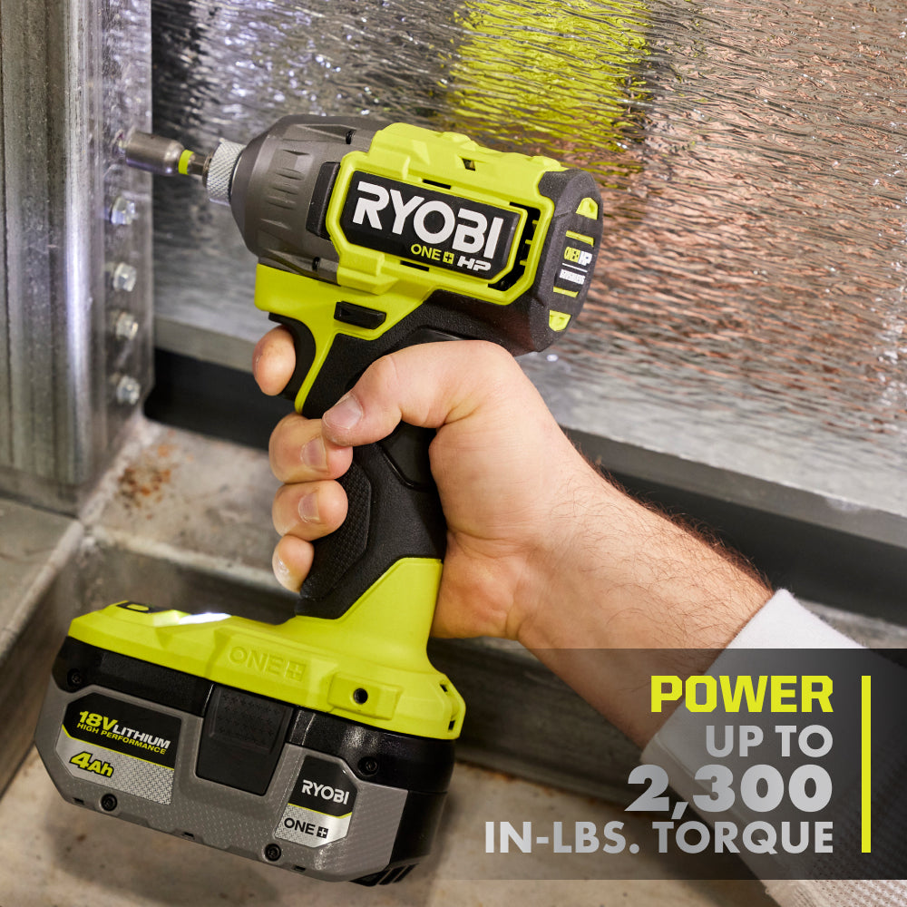 18V ONE+ HP Brushless 4-Mode 1/4" Hex Impact Driver