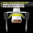 600 PC. 1" INSULATED CABLE STAPLES WITH CABLE SHIELD™ TECHNOLOGY