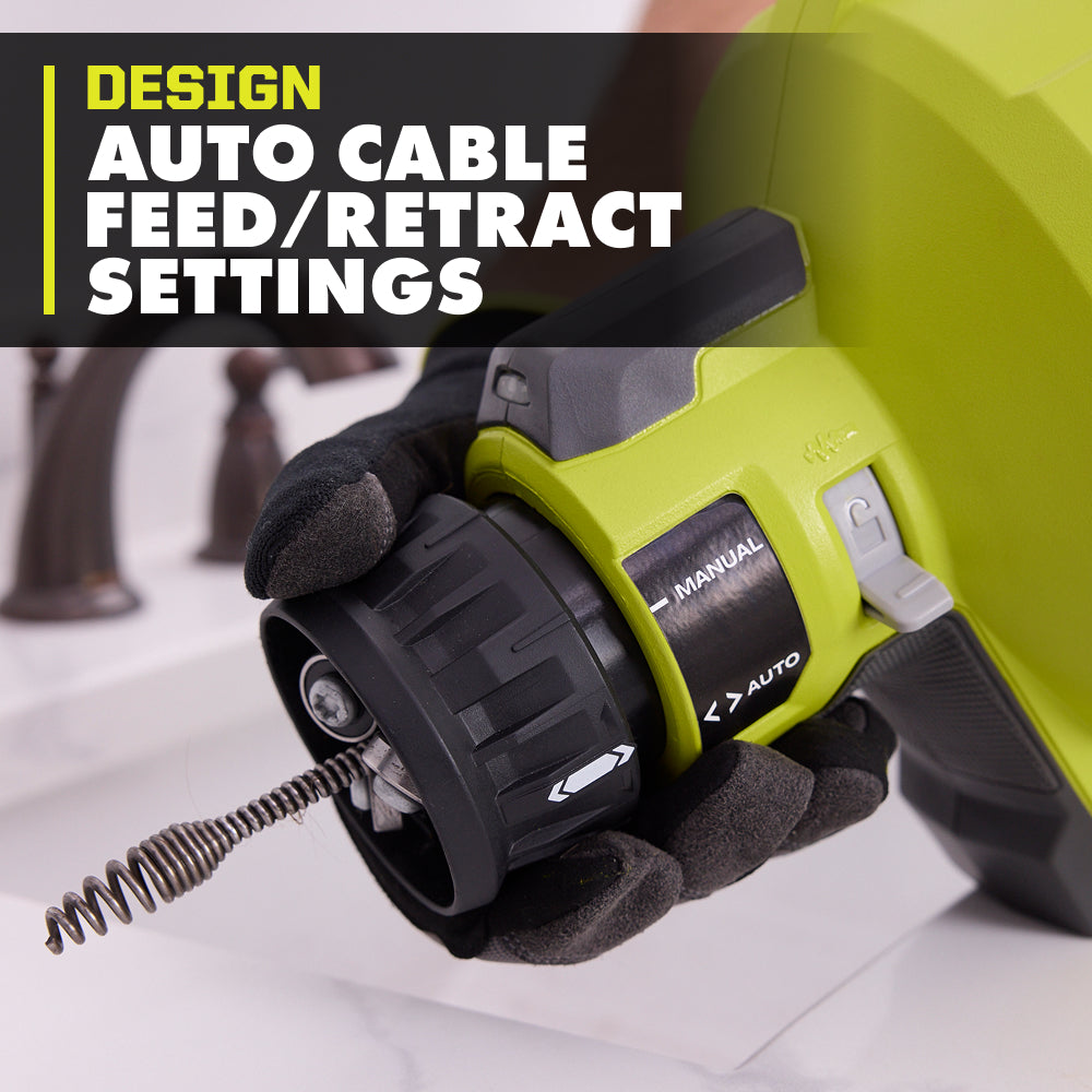 18V ONE+ 25' Drain Auger