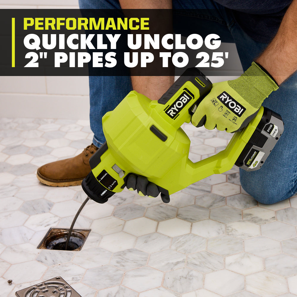 18V ONE+ 25' Drain Auger