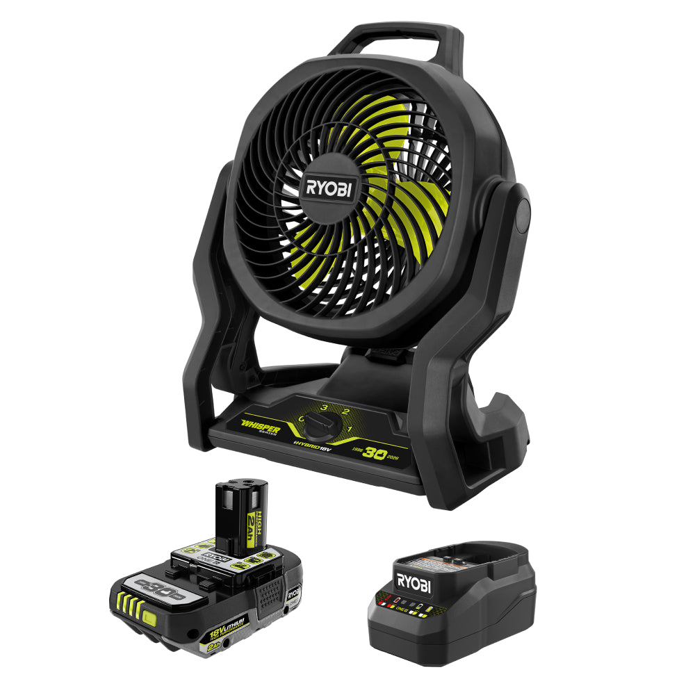 LIMITED EDITION 18V ONE+ Hybrid WHISPER SERIES 7-1/2 in. Fan Kit