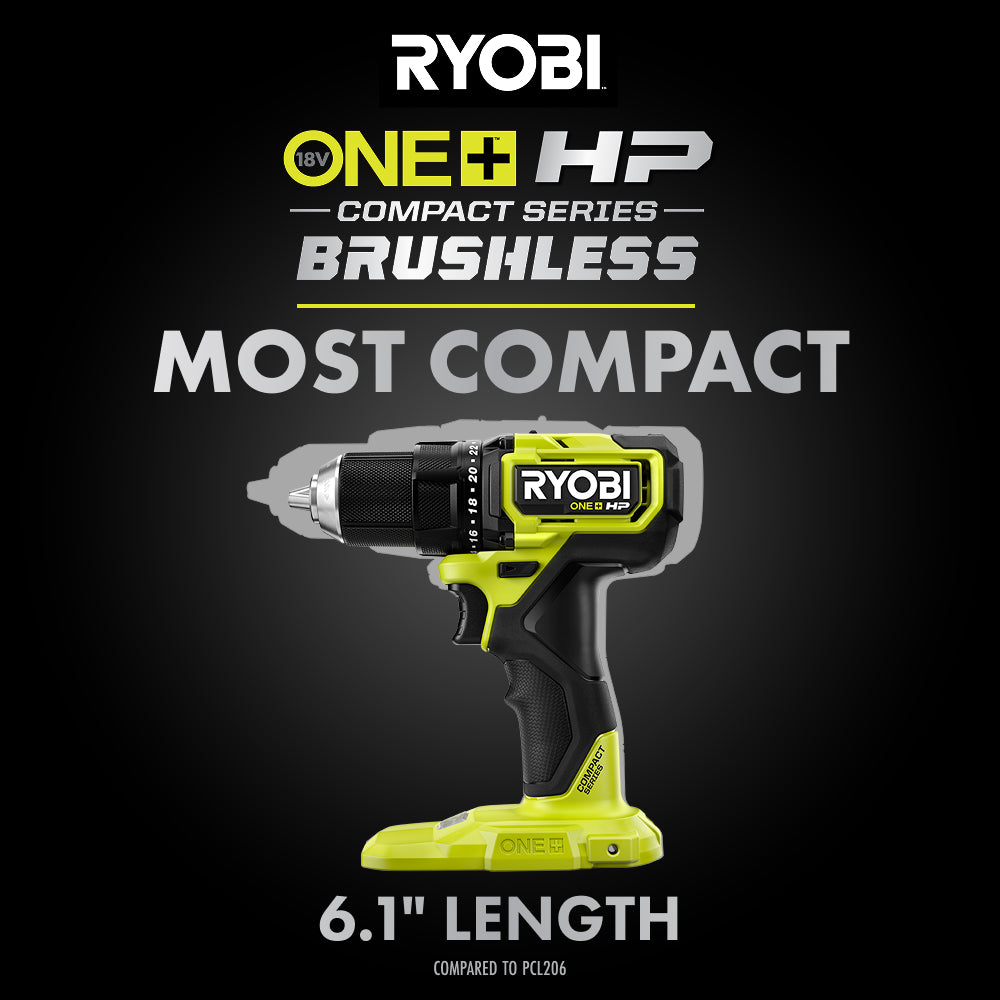18V ONE+ HP COMPACT BRUSHLESS 1/2" DRILL/DRIVER