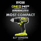 18V ONE+ HP COMPACT BRUSHLESS 1/2" DRILL/DRIVER