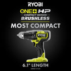 Perceuse à percussion compacte sans balais 1/2" 18 V ONE+ HP
