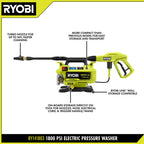 1800 PSI 1.2 GPM Electric Pressure Washer