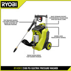 2100 PSI 1.2 GPM Electric Pressure Washer