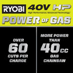 40V HP Brushless 16" Chainsaw Kit