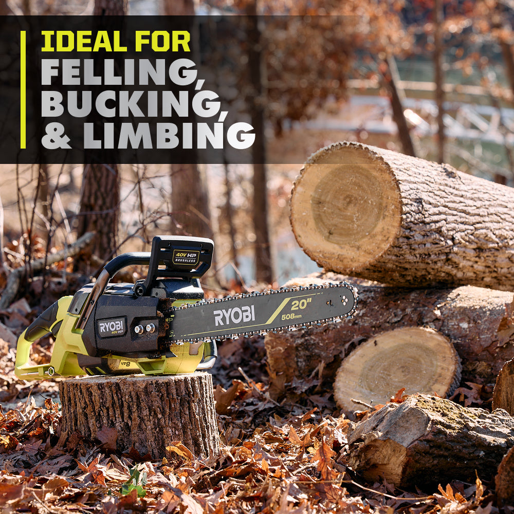 40V HP Brushless 20" Chainsaw