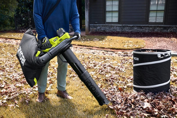 Durable Metal Impeller Mulches 16 Bags Into 1