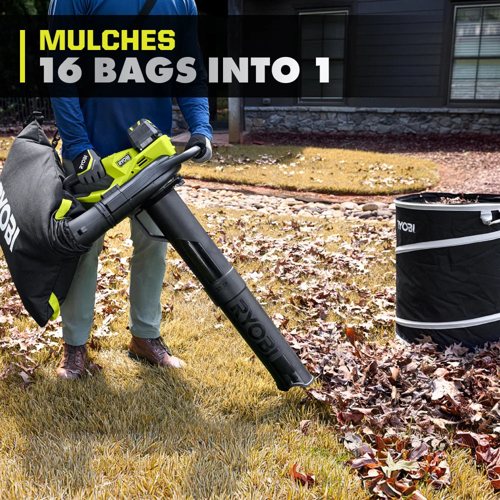 40V HP Brushless Leaf Vacuum/Mulcher