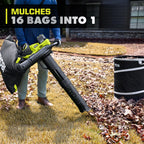 40V HP Brushless Leaf Vacuum/Mulcher