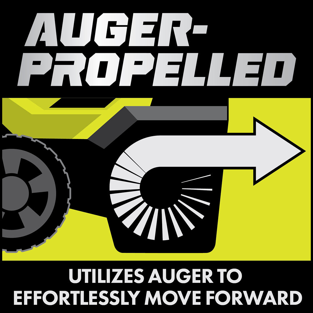 40V HP Brushless 18” Single-Stage Auger-Propelled Snow Blower