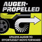 40V HP Brushless 21” Single-Stage Auger-Propelled Snow Blower Kit