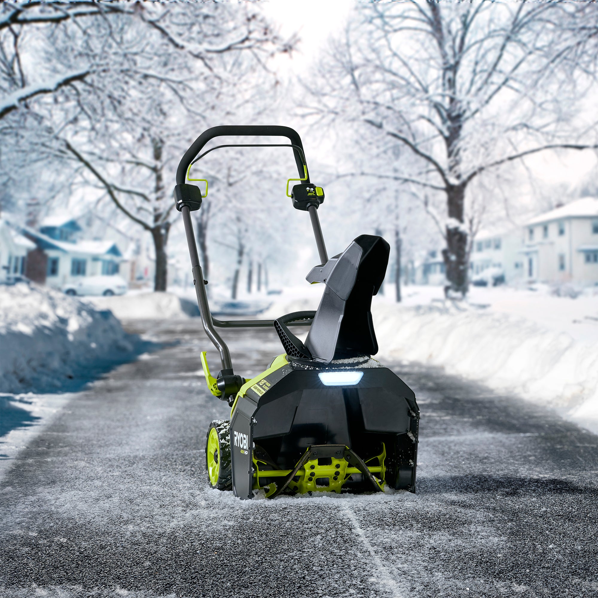 40V HP Brushless 18” Single-Stage Auger-Propelled Snow Blower