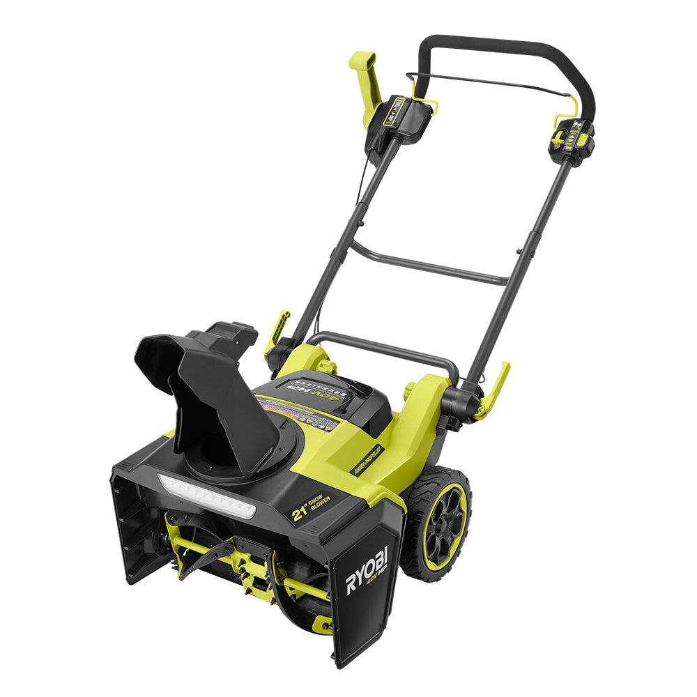 40V HP Brushless 21” Single-Stage Auger-Propelled Snow Blower