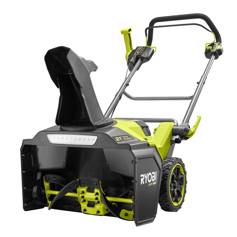 Souffleuse à neige monobloc sans balais de 21 pouces (53 cm) à moteur de 40 V HP avec tarière intégrée