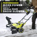 40V HP Brushless 21” Single-Stage Auger-Propelled Snow Blower