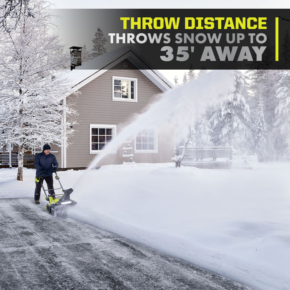 40V HP Brushless 21” Single-Stage Auger-Propelled Snow Blower Kit